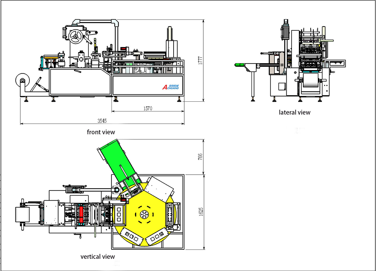 AC-350 Automatic Blister Paper Card Packing Machine (3)